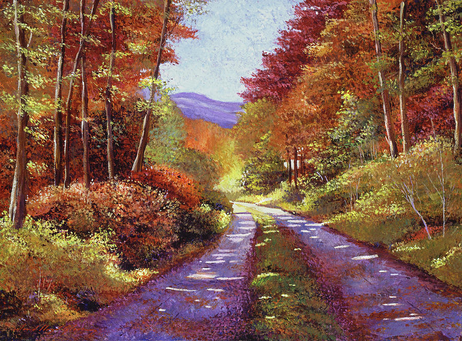 A Perfect Day In New Hampshire Painting by David Lloyd Glover