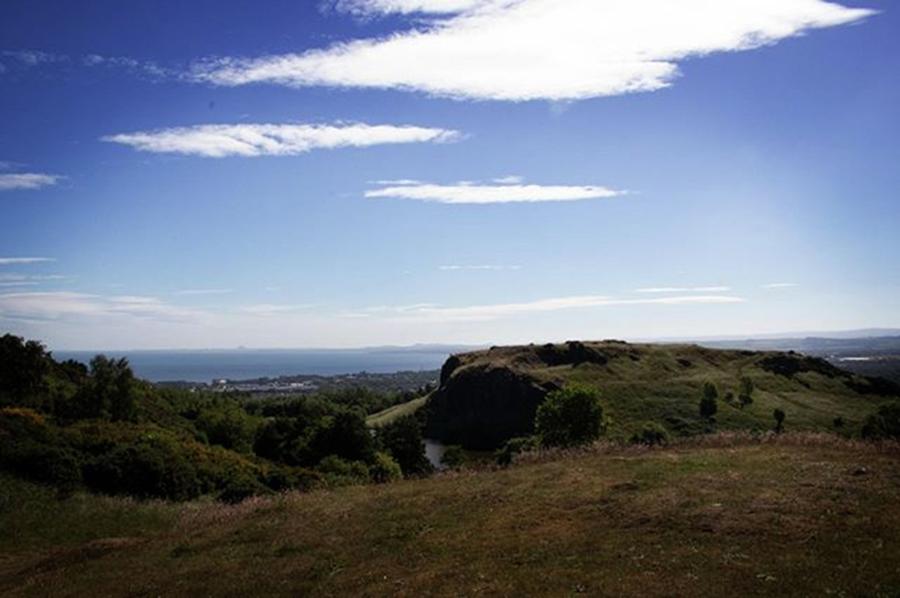 Nature Photograph - A Photo From Arthurs Seat, I Love by Zora Marie