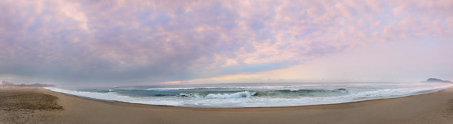 Panoramic Photograph Of A Peaceful Sunrise At Lake St Lucia In South Africa Photograph