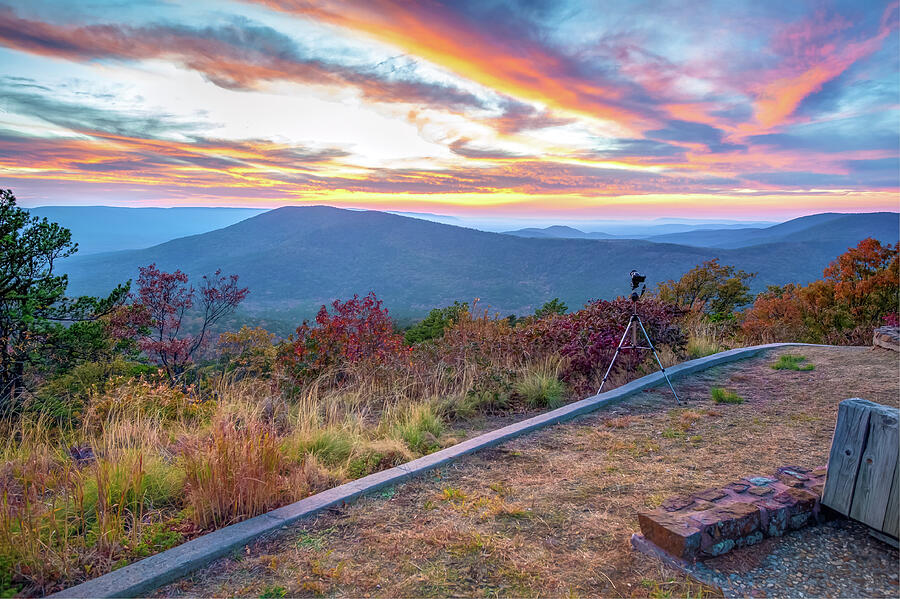 A Photographers Palette - Talimena Scenic Byway Photograph by Gregory Ballos