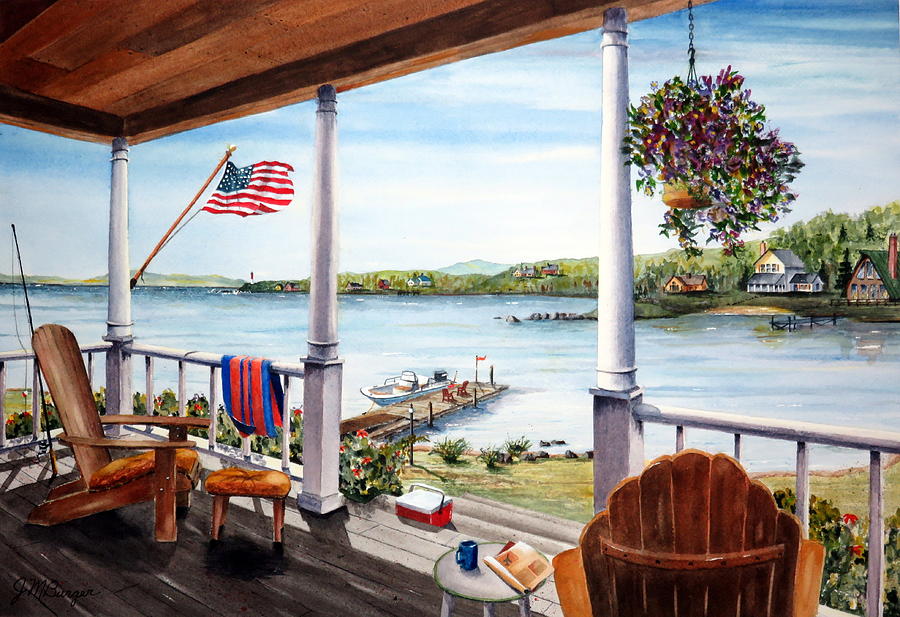 A Place by the Water Painting by Joseph Burger