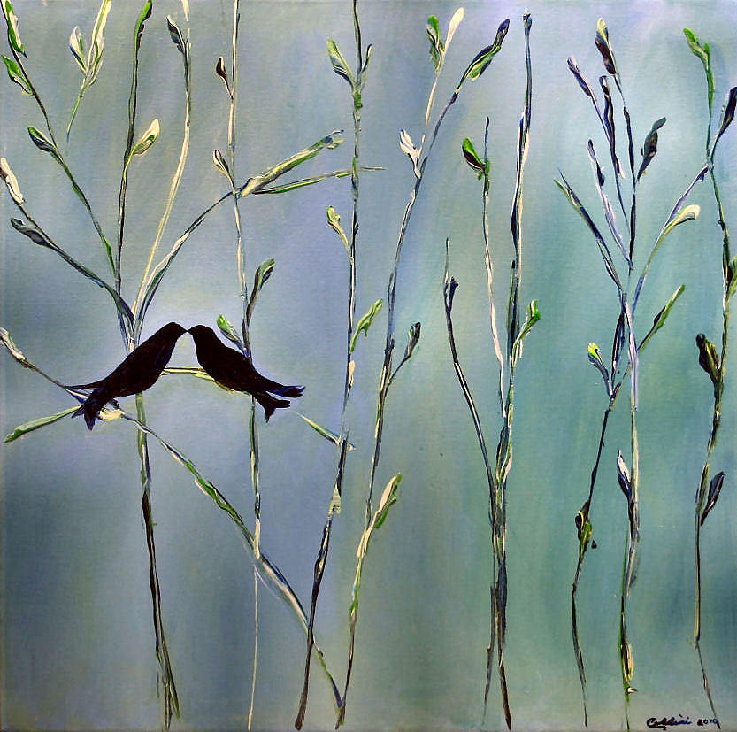 A Place for Us Painting by Dolores Deal