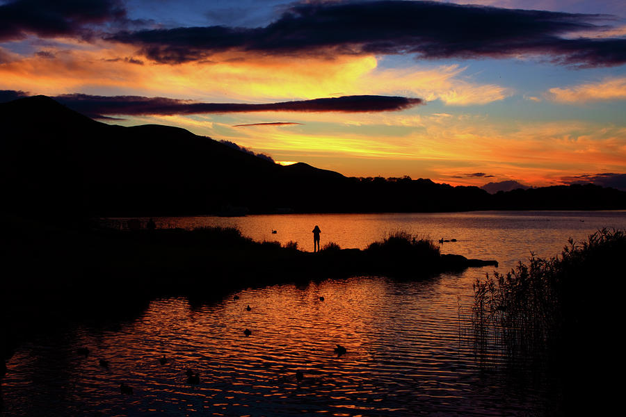 Lakes Of Killarney At Sunset Photograph by Aidan Moran