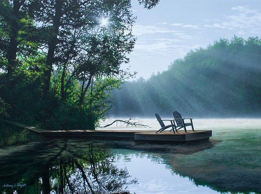A Place to Ponder Painting by Anthony Padgett