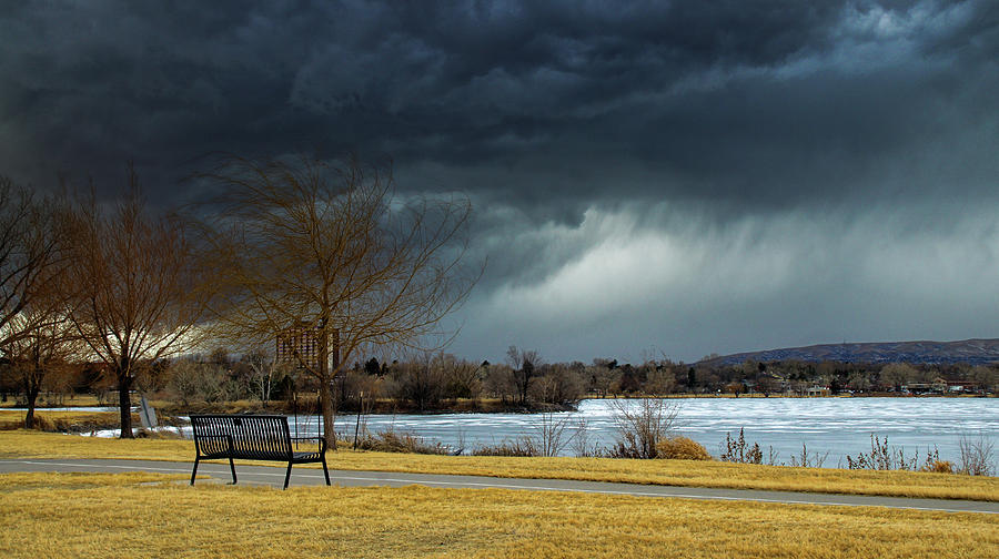 A Place To Relax In The Storm Photograph by John De Bord