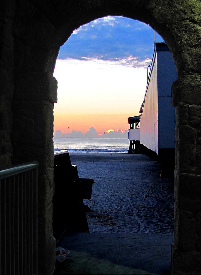  A portal to Daytona Beach Sunrises. Photograph by Christopher Mercer