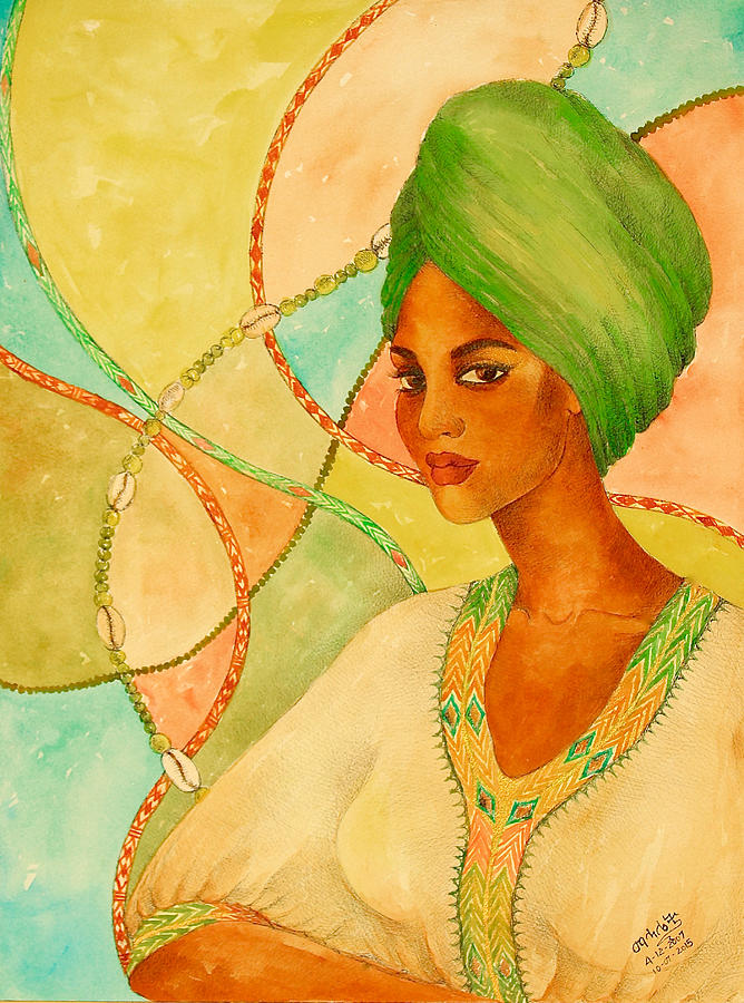A Portrait Painting by Mahlet