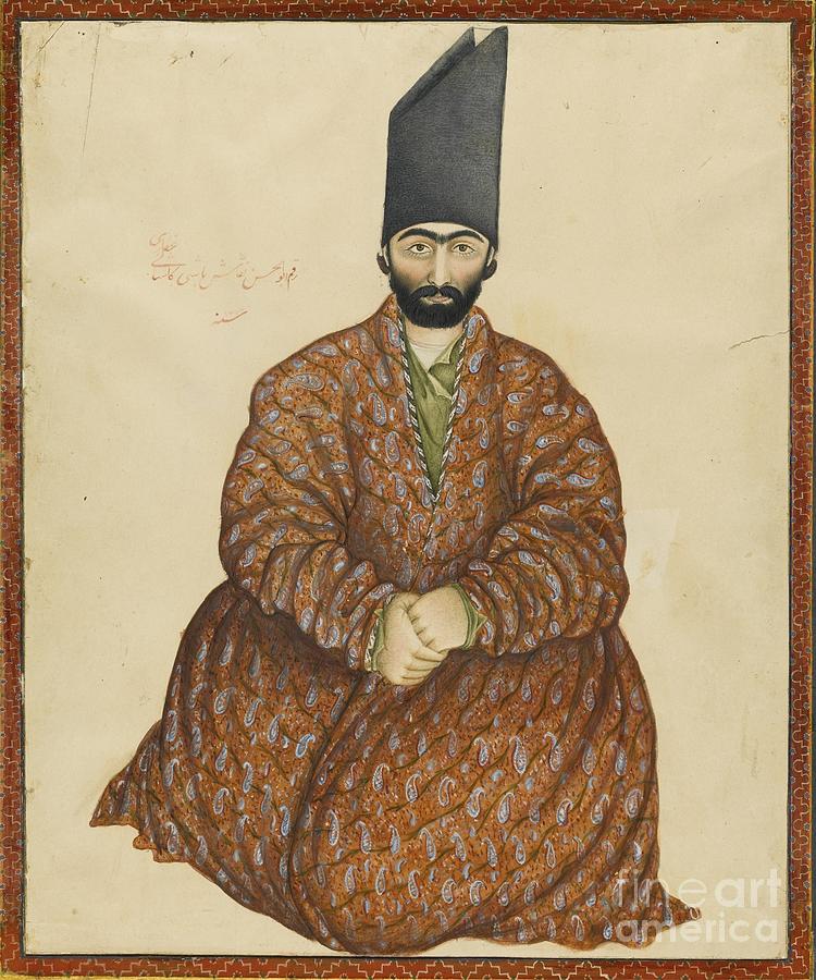 A portrait of a seated nobleman Painting by Celestial Images