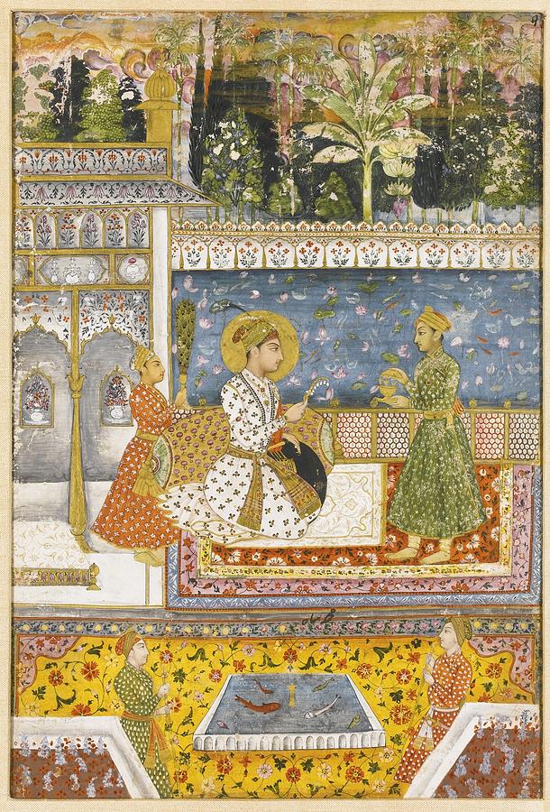 India Painting - A portrait of Muhammad Shah by Eastern Accents
