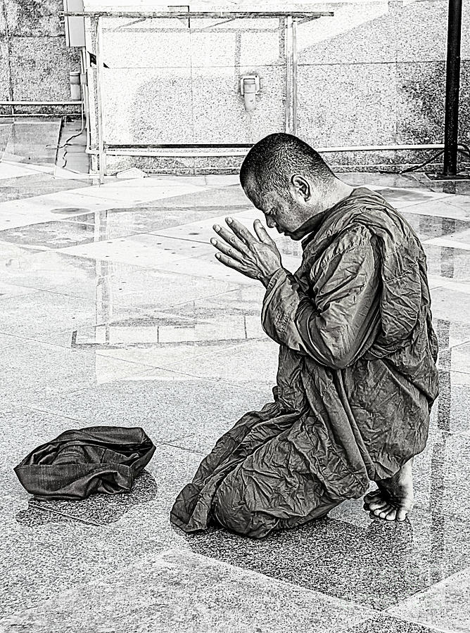 A Prayer For Buddha Photograph by Ian Gledhill