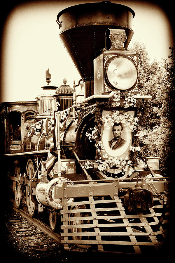A Presidents Funeral Train - 3378-e Photograph by Paul W Faust - Impressions of Light