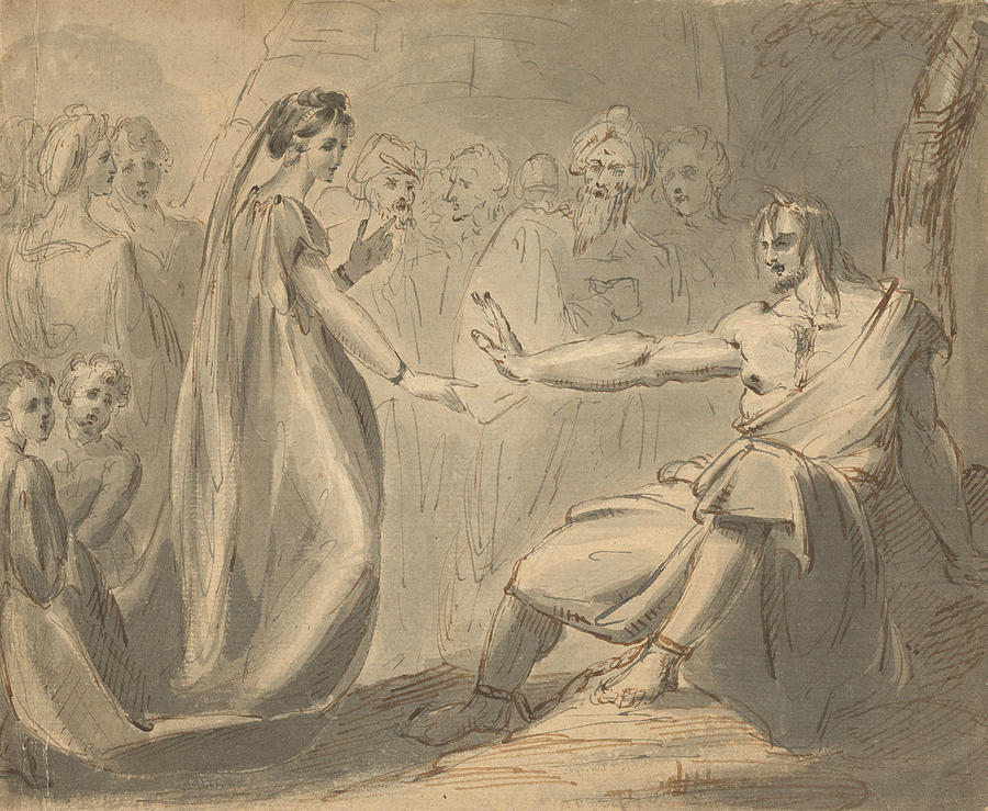 A Prison Scene Drawing by William Hamilton