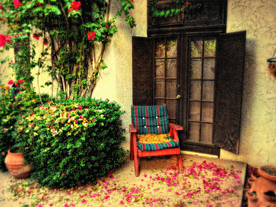 A Private Courtyard Photograph by Glenn McCarthy Art and Photography