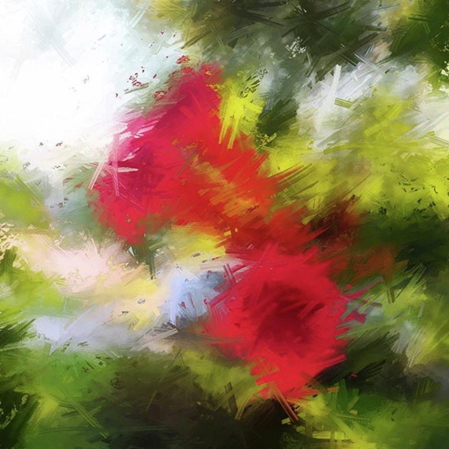 Flower Photograph - A Quick Paint // I Was On A Walk The by Megan Bishop
