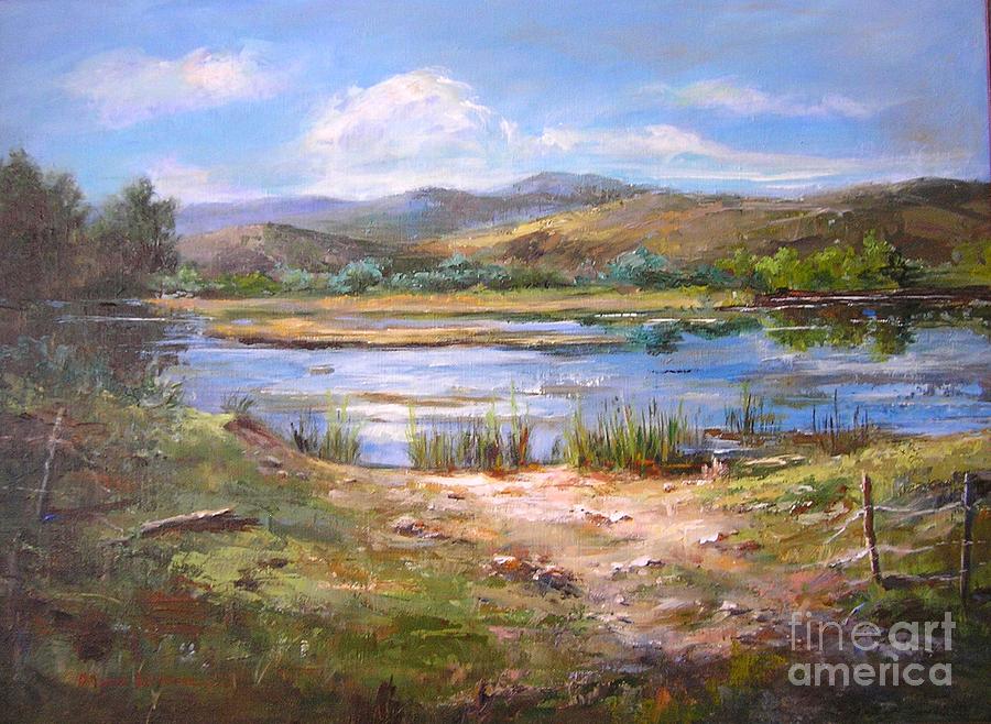 A Quiet Place Painting by Barbara Couse Wilson
