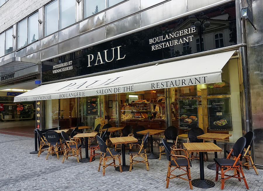 A Quiet Restaurant In Prague, Czech Republic Photograph by Rick Rosenshein