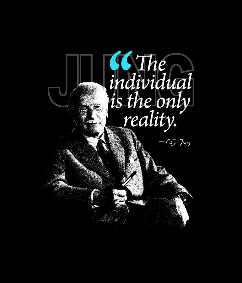 Psycho Movie Digital Art - A Quote from Carl Gustav Jung Quote #5 of 50 available by Garaga Designs
