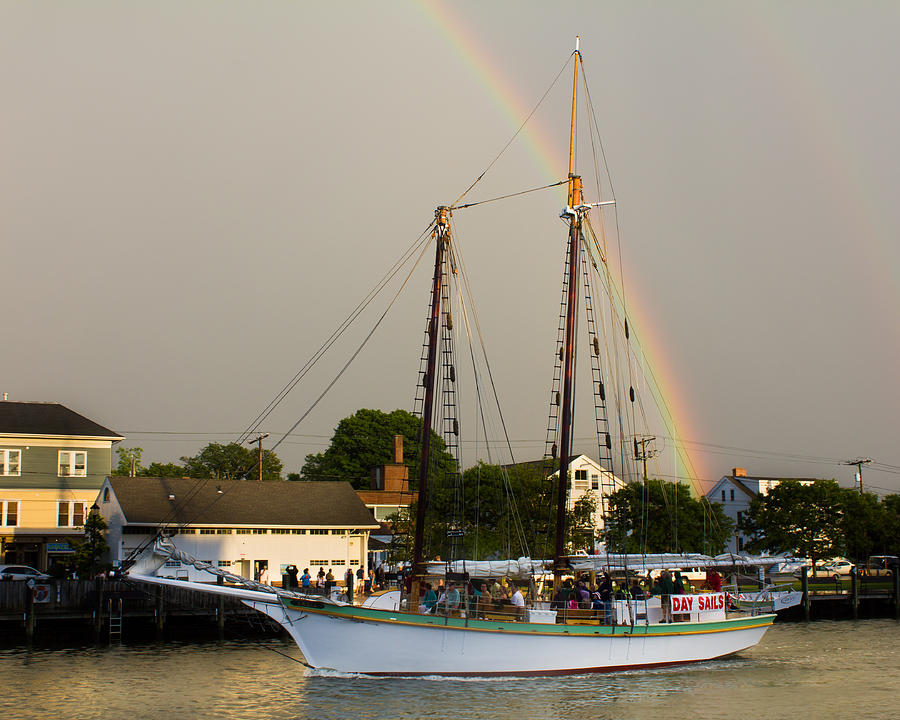 A Rainbow Cruise Photograph by Kirkodd Photography Of New England
