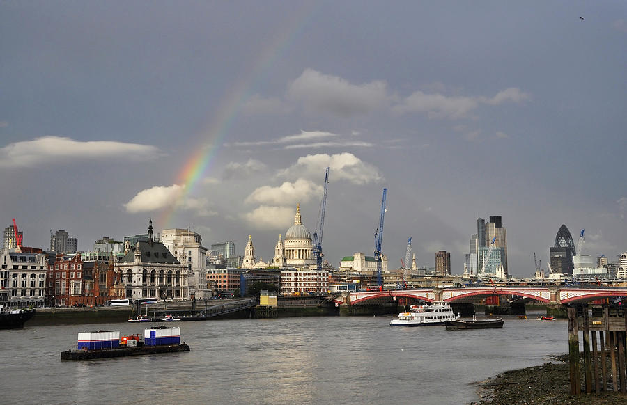 A rainbow over London Photograph by Dutourdumonde Photography