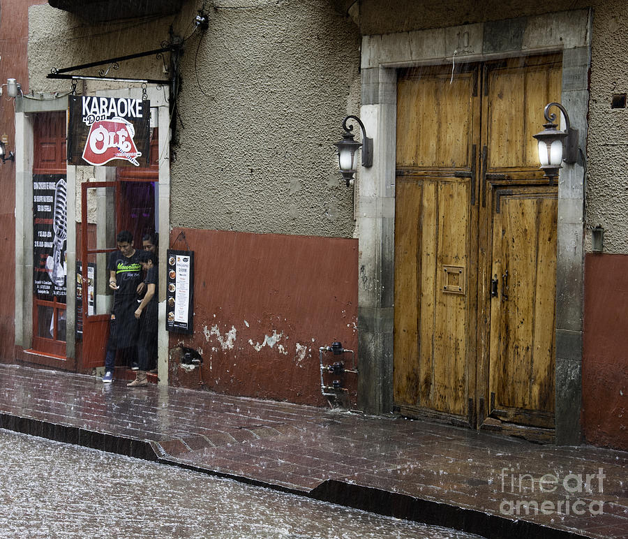 A Rainy Day in Mexico Photograph by Barry Weiss