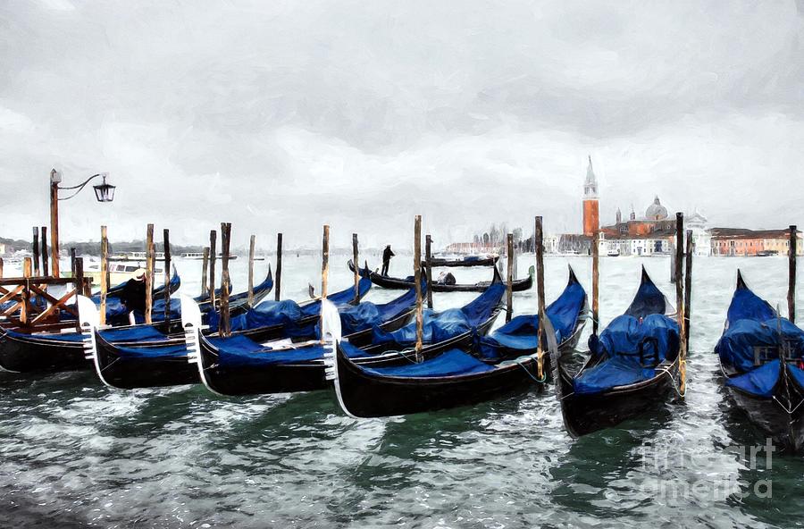 A Rainy Day In Venice Photograph by Mel Steinhauer