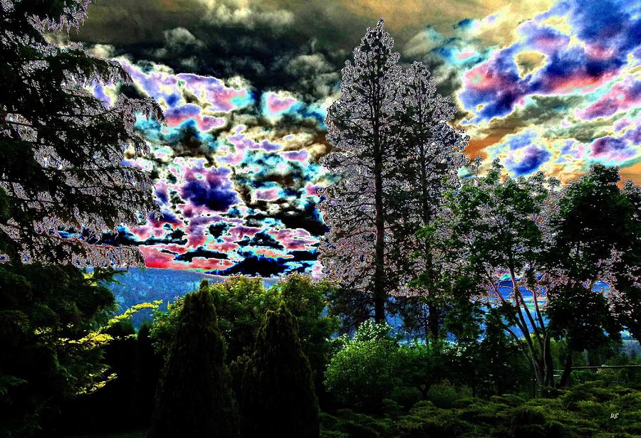 Unique Digital Art - A Razzle Dazzle Sky by Will Borden