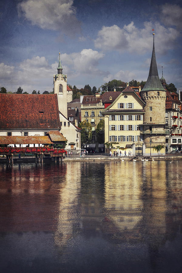 A Reflection of Lucerne Photograph by Carol Japp