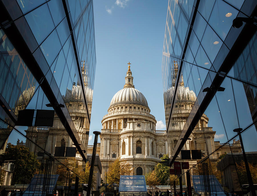 A Reflection on St Pauls Photograph by Rick Deacon