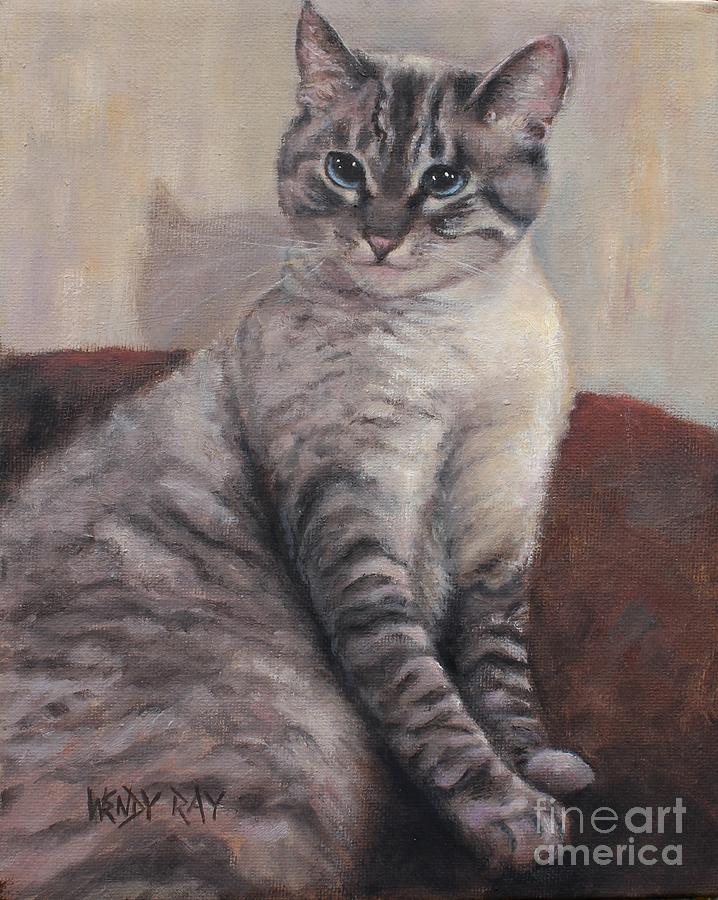 A Regal Pose Painting by Wendy Ray