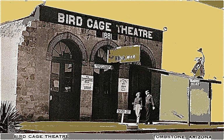 A reopened Birdcage Theater postcard  Tombstone Arizona c.1947-2015 Photograph by David Lee Guss
