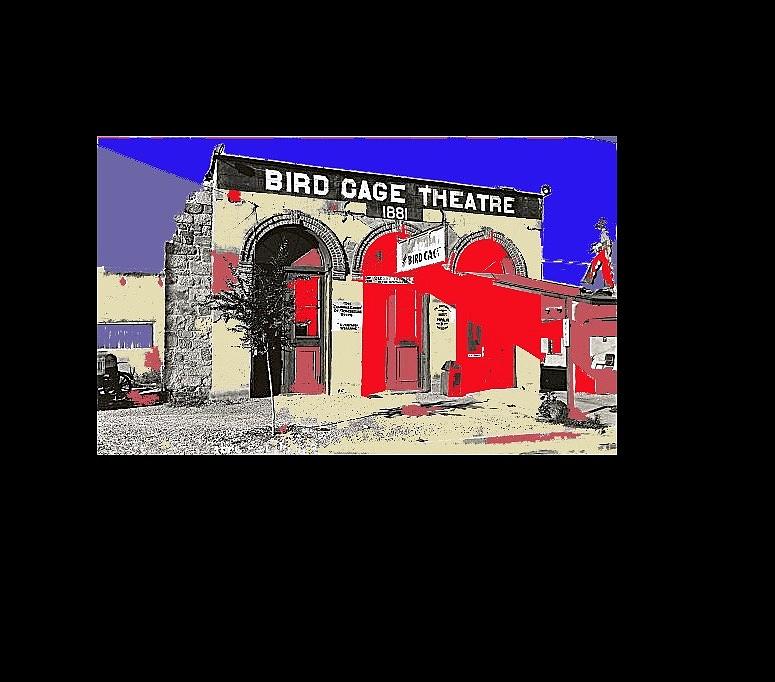 A reopened Birdcage Theater Tombstone Arizona c.1940-2015 Photograph by David Lee Guss