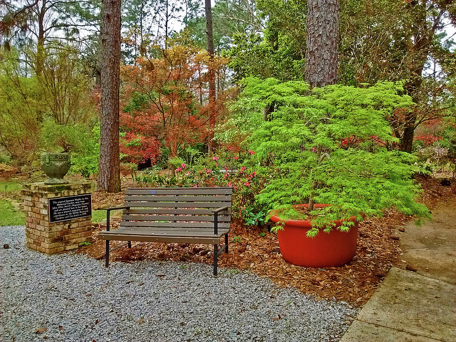 Garden Photograph - A Restful Place by Marian Bell