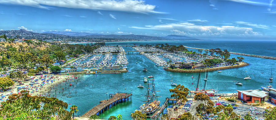 A Resting Place 2 Dana Point Harbor Los Angeles Southern California Art  Photograph by Reid Callaway