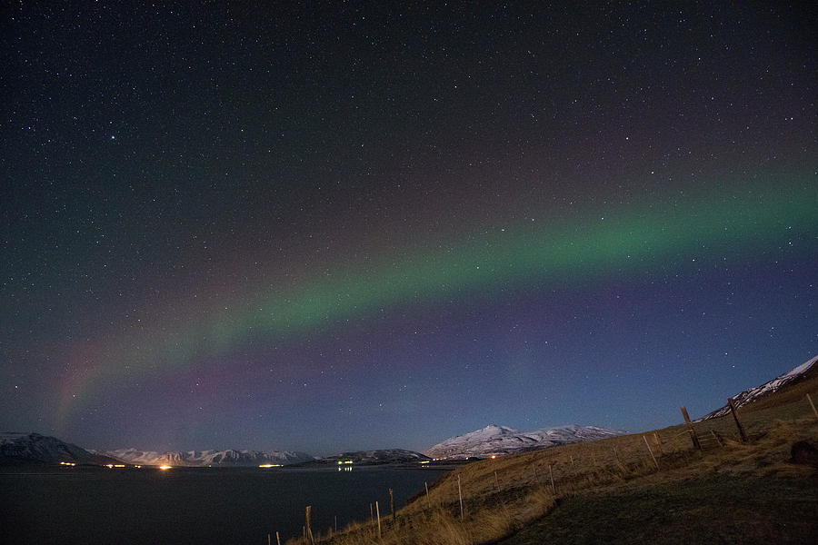 A Ribbon of Northern Lights Photograph by Matt Swinden