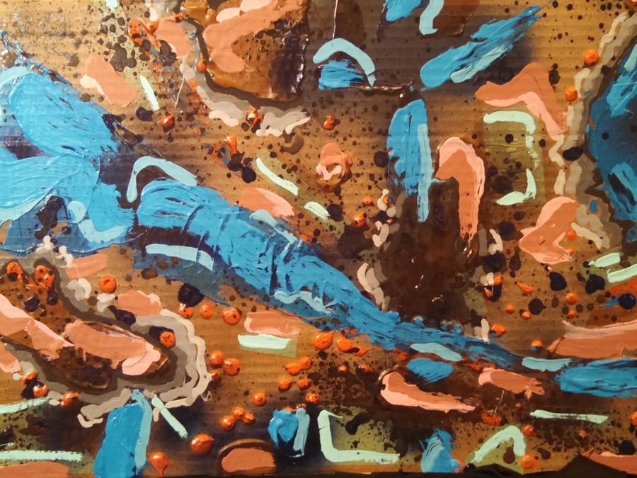Abstract Painting - A River Runs Through It by Isaac Kenley Abstract Painting - A River Runs Through It by Isaac Kenley