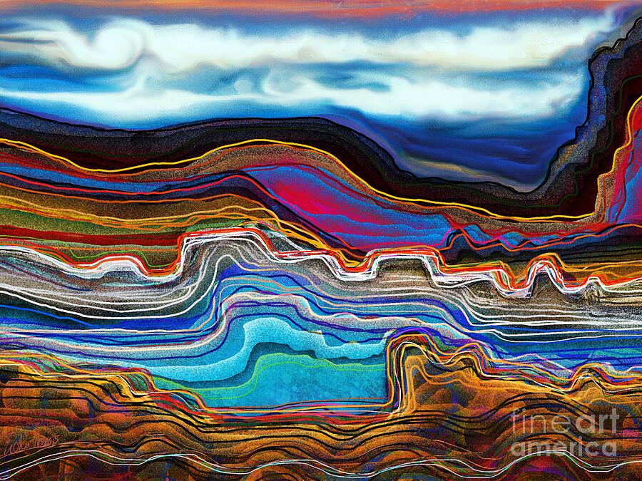 A River Runs Through It Digital Art by Mary Eichert