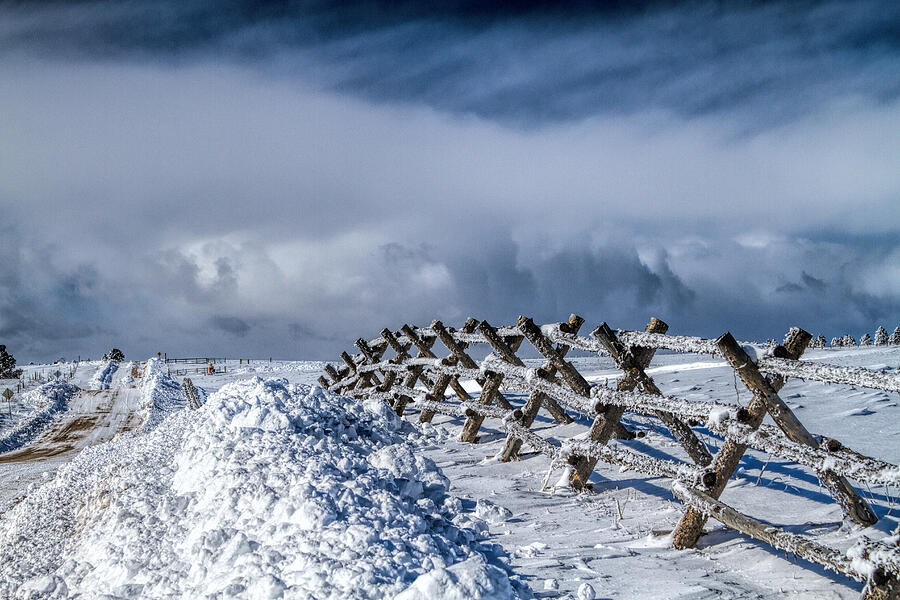 Winter Photograph - A Road Less Traveled by Alana Thrower