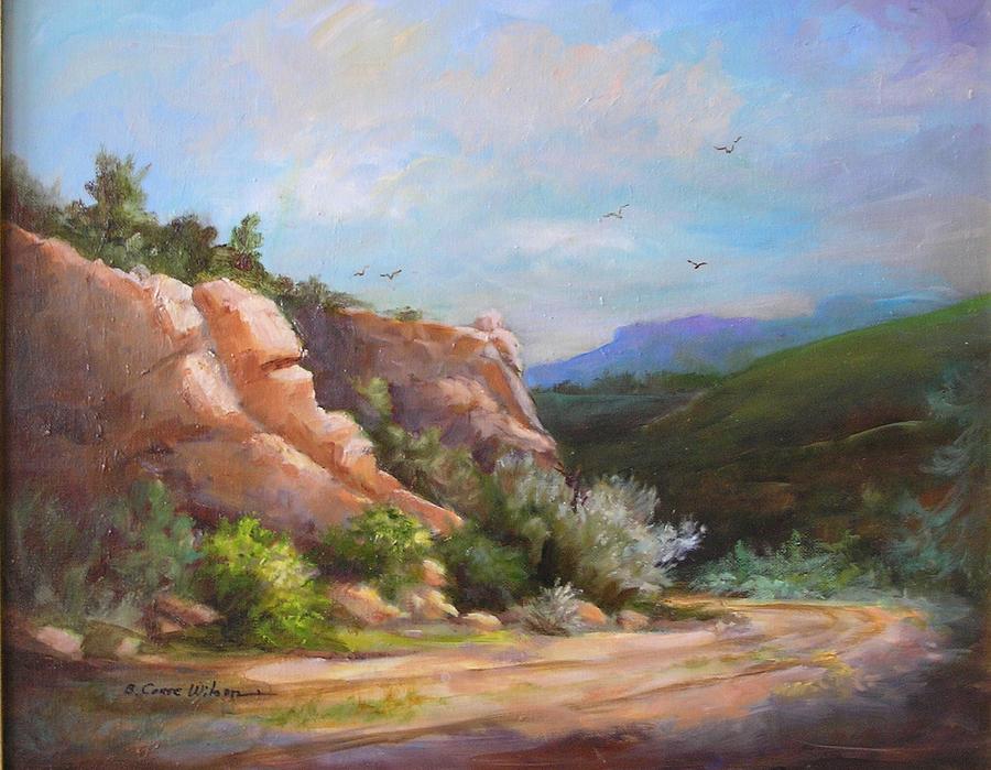 A Road Less Traveled Painting by Barbara Couse Wilson