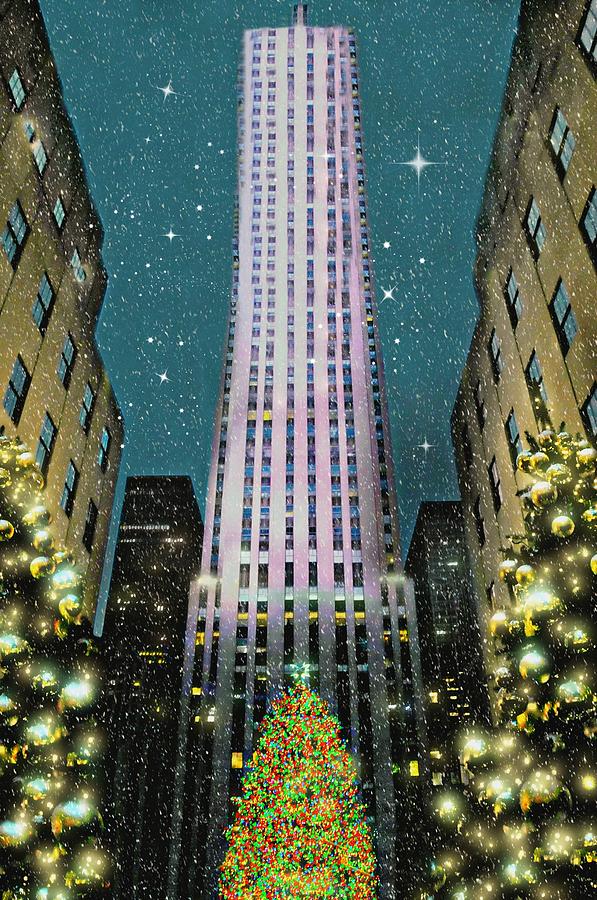 New York City Photograph - A Rocking Christmas by Diana Angstadt