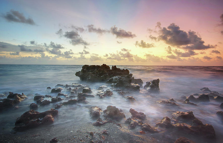 A Rocky Sunrise. Photograph by Evelyn Garcia