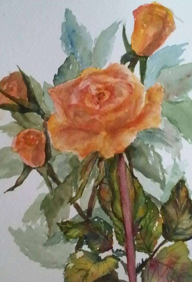 A Rose by Any Other Name Painting by Cheryl Wallace
