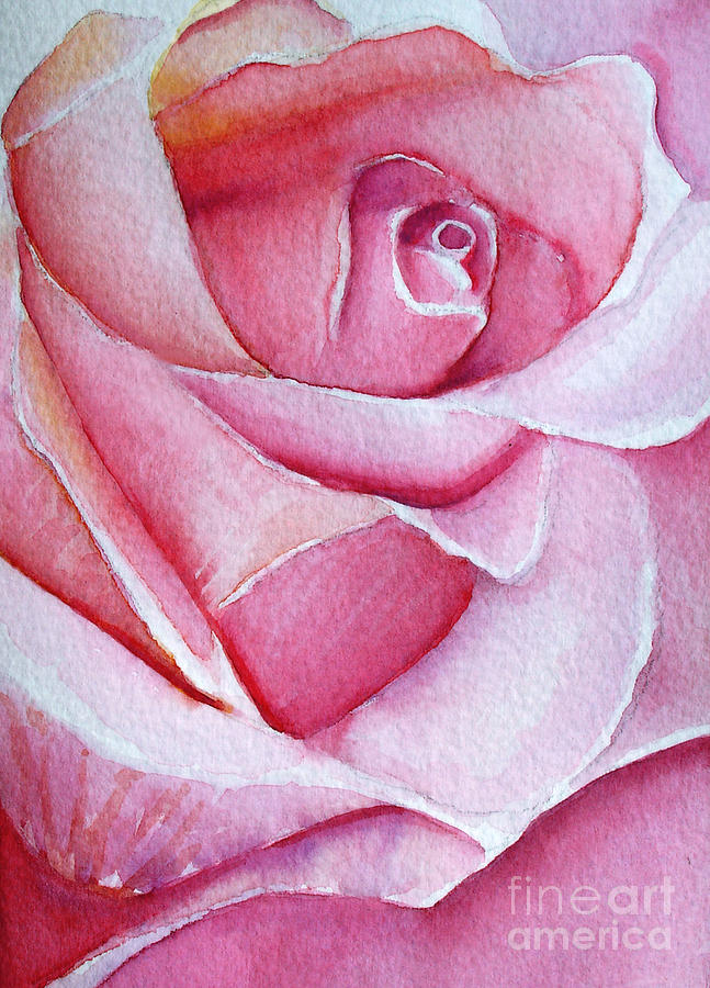 A Rose For You Painting by Allison Ashton