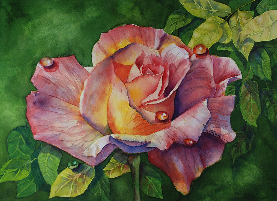 Rose Painting - A Rose for You by Donna Pierce-Clark