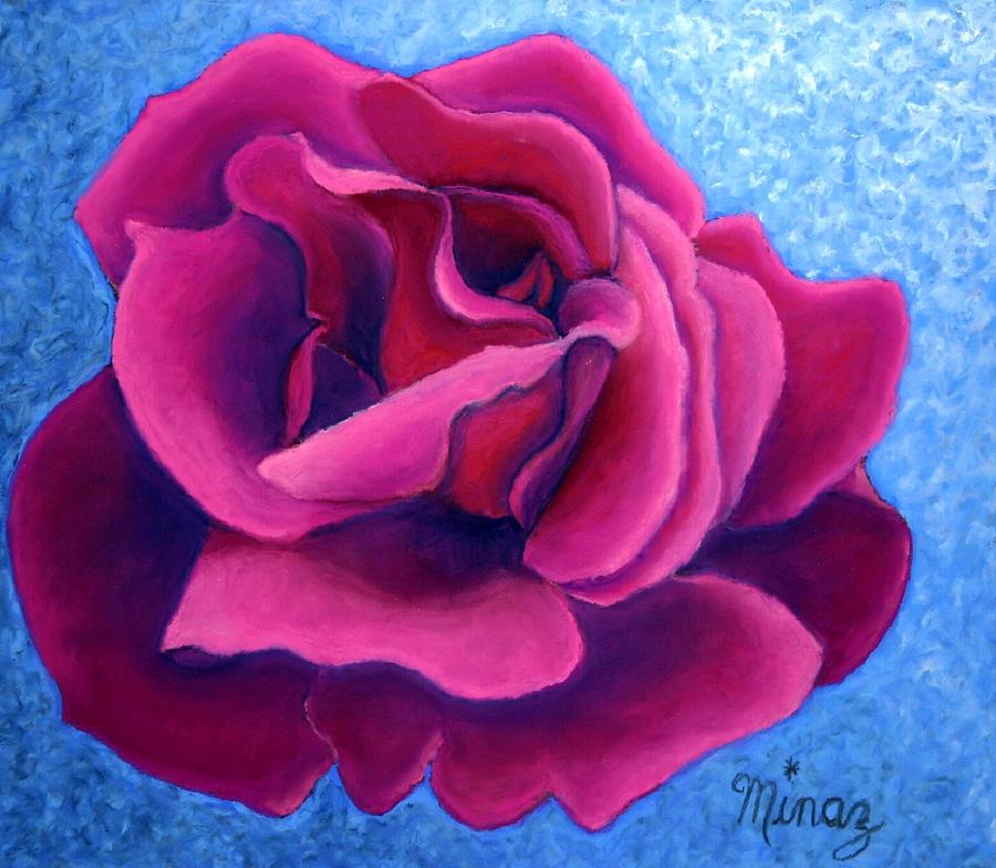 A Rose is a Rose.. Painting by Minaz Jantz
