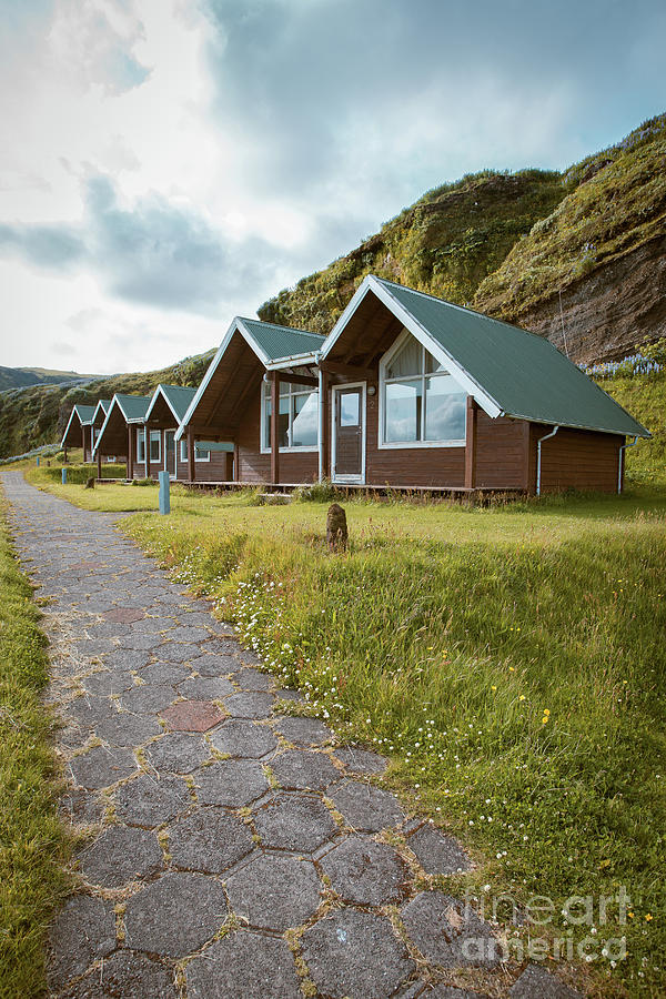 A row of cabins in Iceland Photograph by Edward Fielding