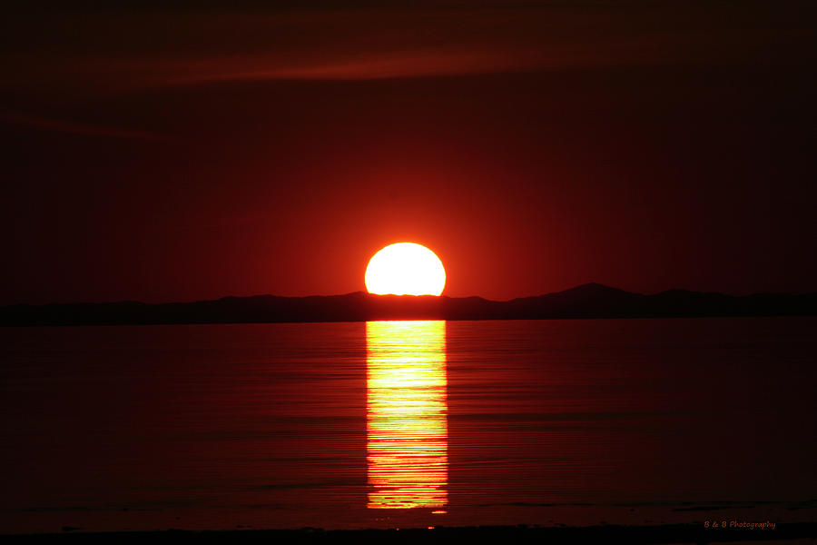 A Ruby Sunset Photograph by Brandon and Becky Holley - Fine Art America