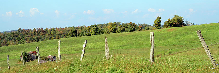 A Rural Panoramic Scene Photograph