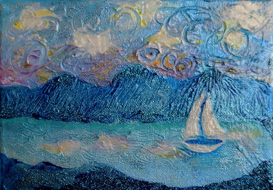 A Sailboat for the Mind #2 Painting by Corey Habbas