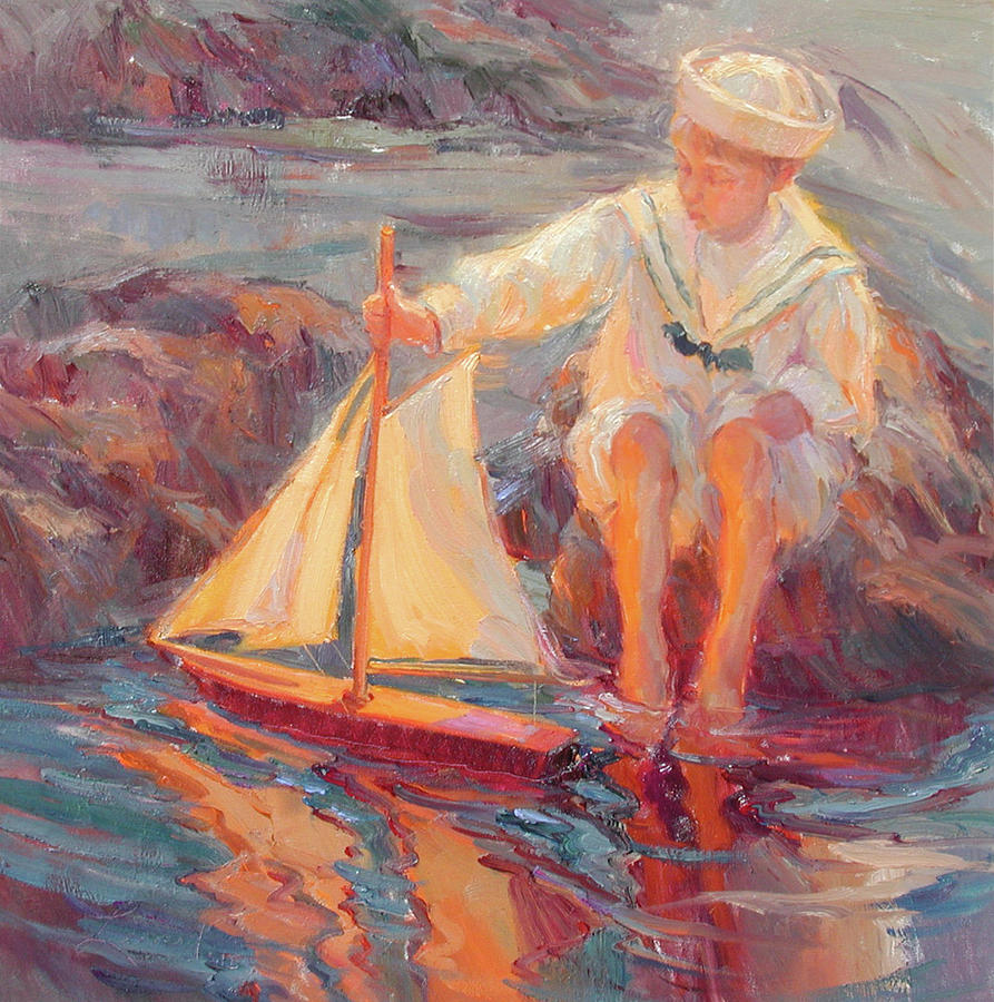A Sailors Delight Painting by Diane Leonard