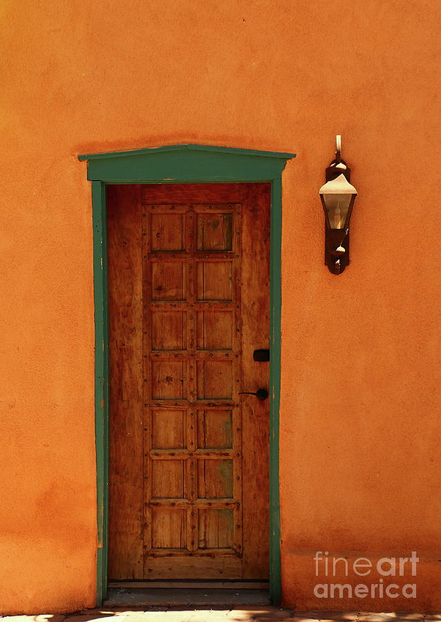 A Santa Fe Door Photograph by Christiane Schulze Art And Photography